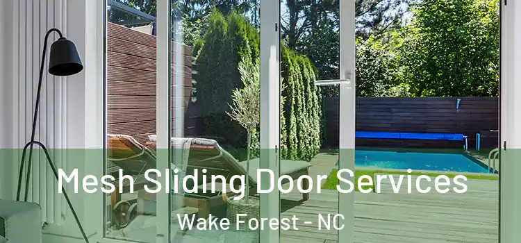 Mesh Sliding Door Services Wake Forest - NC